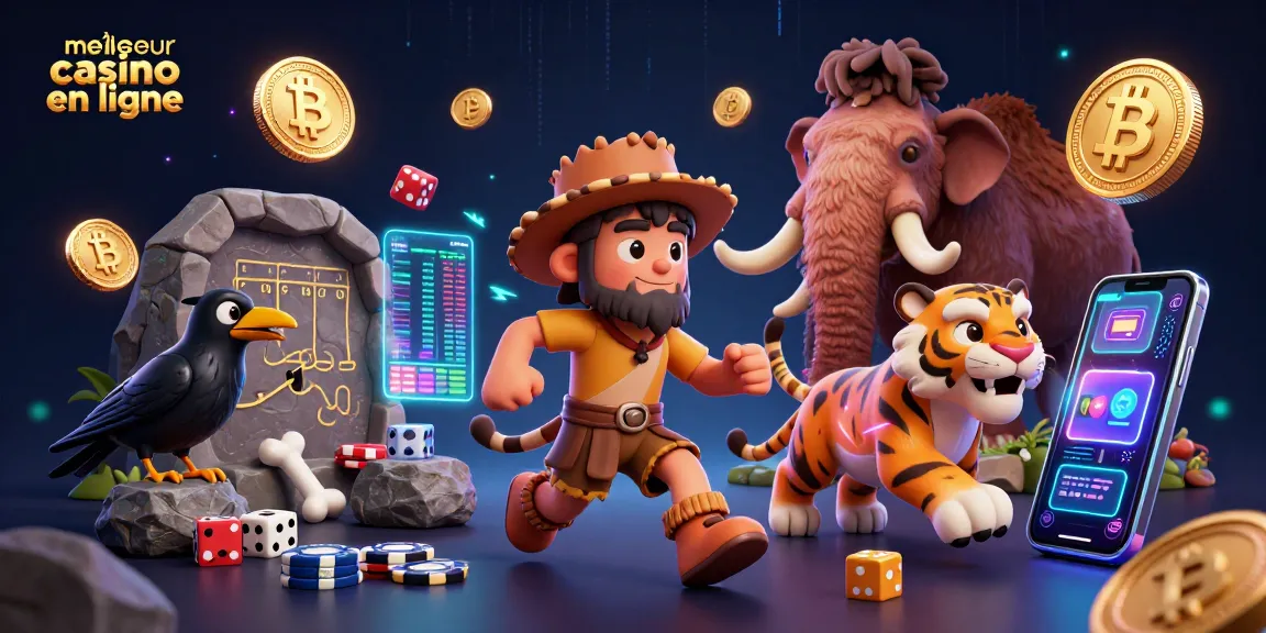 Vivez l'expérience du meilleur casino en ligne avec une illustration de jeu captivante.