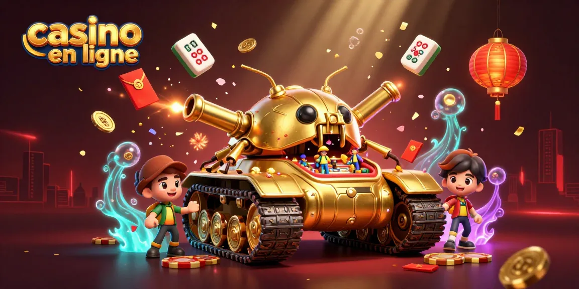 Jouer au casino en ligne avec une ambiance festive et immersive dans un cadre coloré.