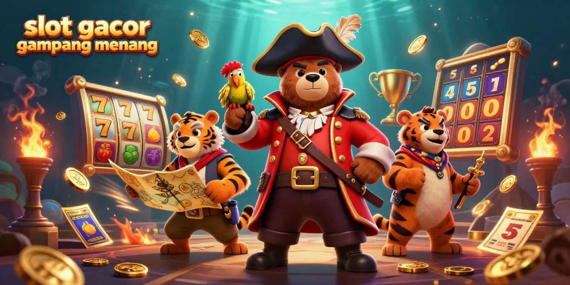Play slot gacor gampang menang with luck in this vibrant 3D casino adventure.