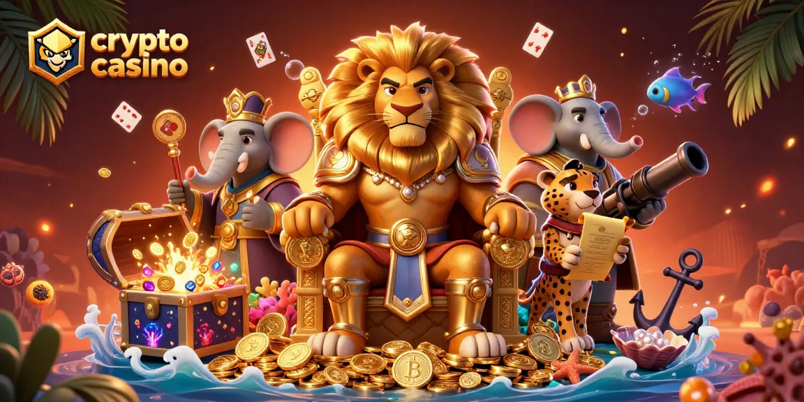 Jouez sur un crypto casino et découvrez l'univers dynamique avec des pièces de Bitcoin et Ethereum.