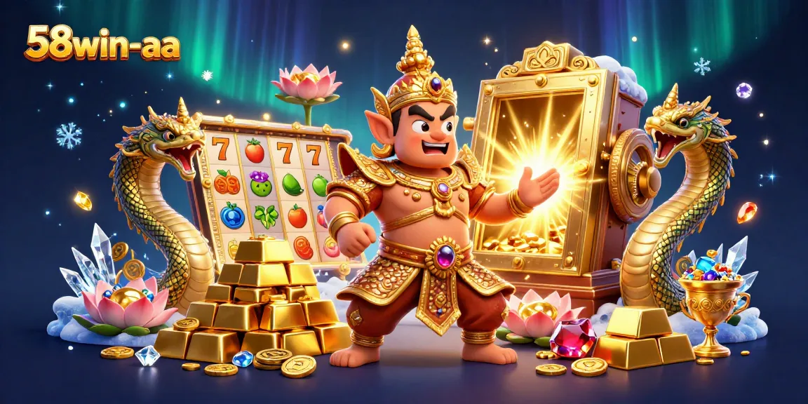 Join the excitement at 58win-aa with vibrant slot machines and dazzling treasures.