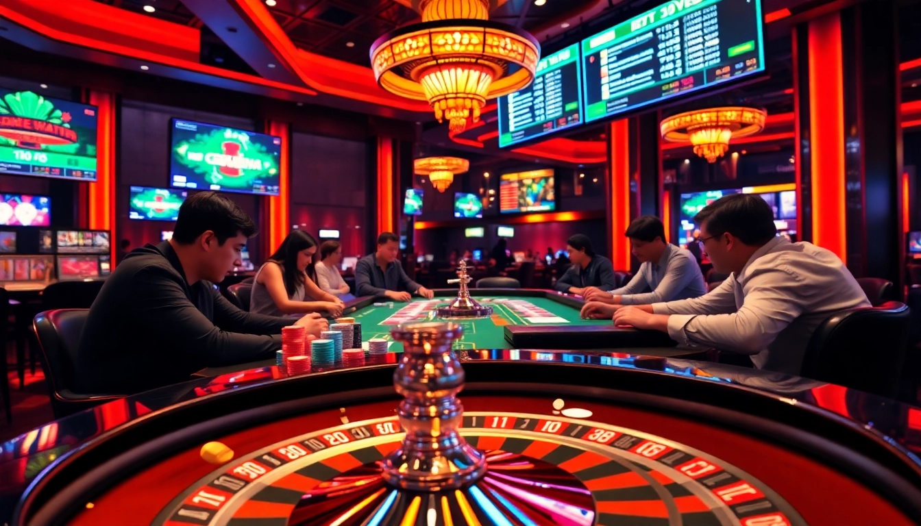 Experience the thrill of betting at a Non gamstop casino Uk with vibrant gaming visuals and high-stakes excitement.