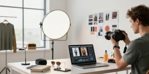 Fotografo e-commerce Milano in studio professionale per fotografie di prodotti e-commerce.